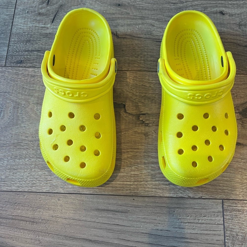 Yellow CROCS - Size 7 women